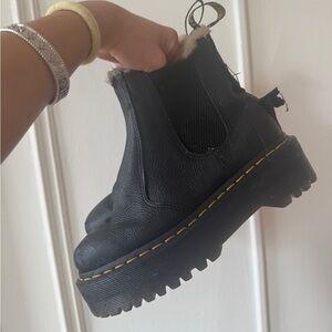 Dr. Martens Black Leather Boots